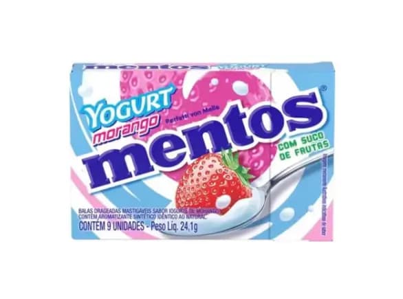 DROPS MENTOS 241G YOGURT MORANGO