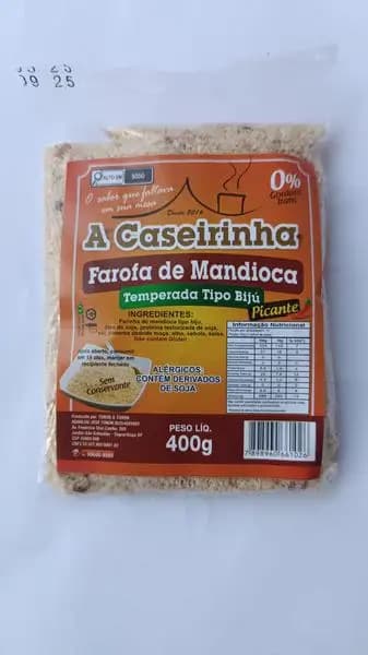 FAROFA MANDIOCA CASEIRINHA 400G PICANTE