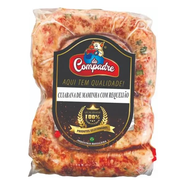 LINGUICA CUIABANA BOVINA DO COMPADRE 800G