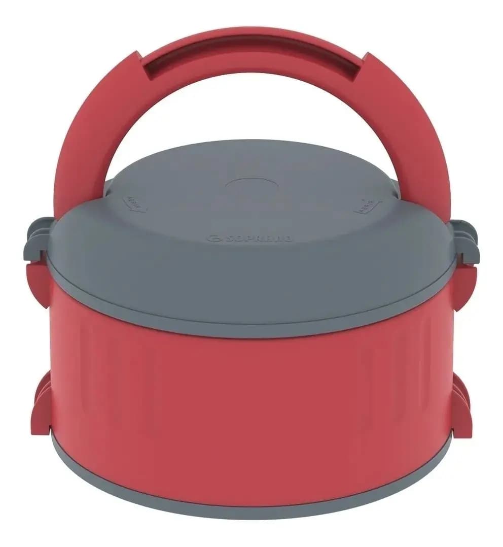 MARMITA TERMICA SOPRANO VERM 1,5L