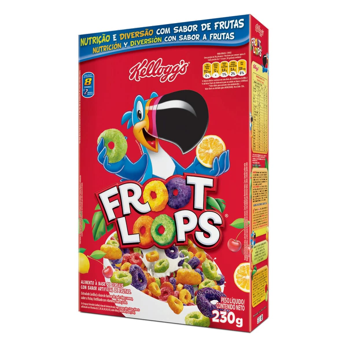 CEREAL KELLOGGS FROOT LOOPS 230G SC