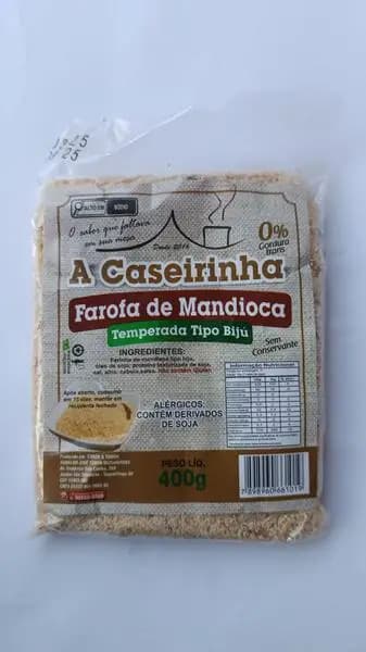 FAROFA MANDIOCA CASEIRINHA 400G TRADIC