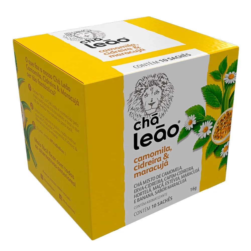 CHA LEAO 16G CAMOMILA MARACUJA