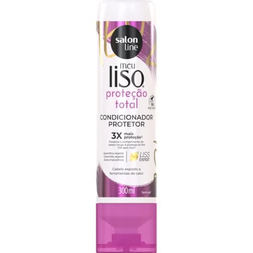 CONDIC SALON LINE 300ML MEU LISO PROTECAO TOTAL