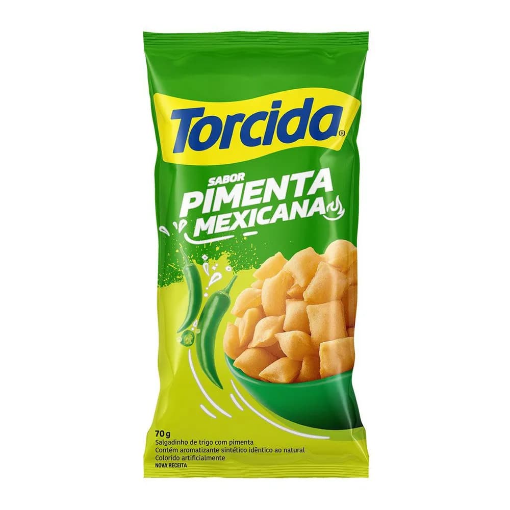 SALGADINHO TORCIDA 70G PIMENTA MEXICANA