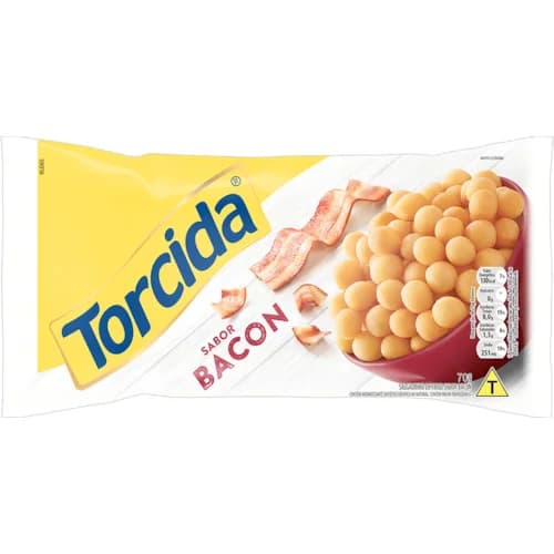 SALGADINHO TORCIDA 70G BACON