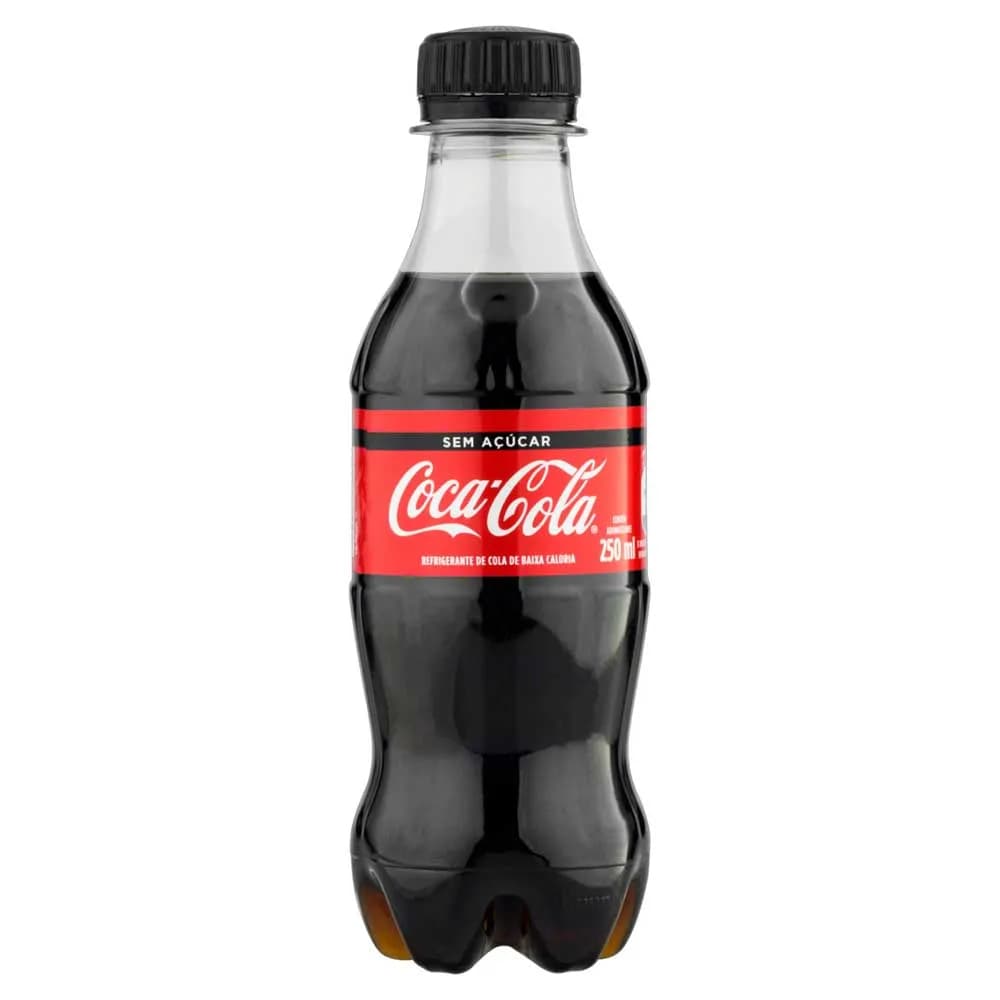REFRIG COCA COLA SEM ACUCAR 250ML