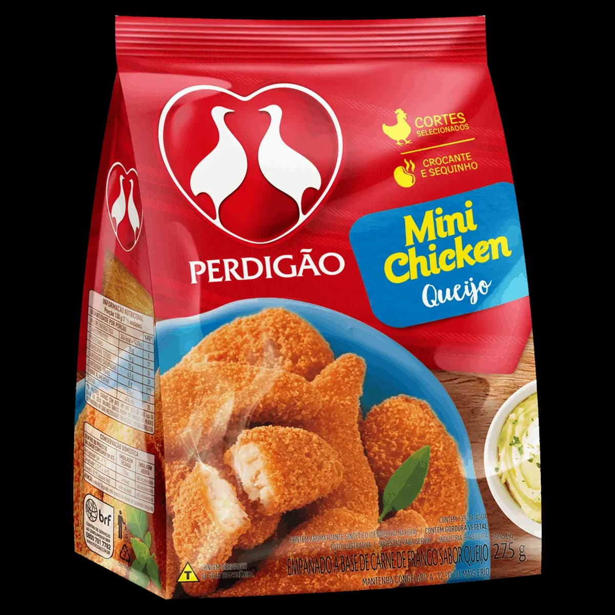 MINI CHIKEN PERDIGAO 275G QUEIJO
