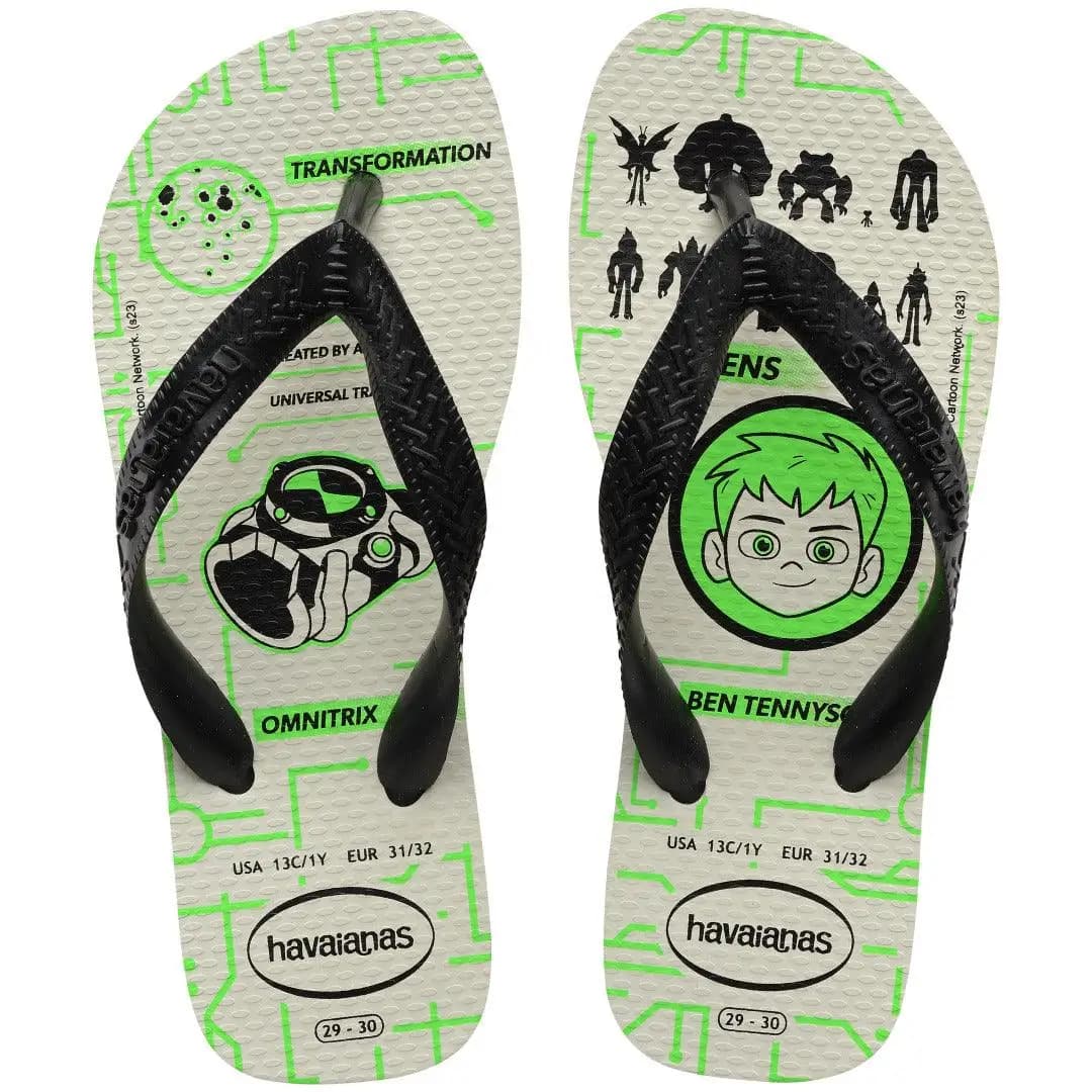 SAND HAVAIANAS KIDS BEN 10 BCO 234