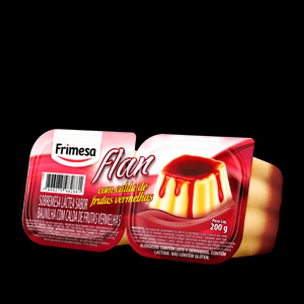 SOBREMESA FRIMESA FLAN 200G FR VERMELHAS