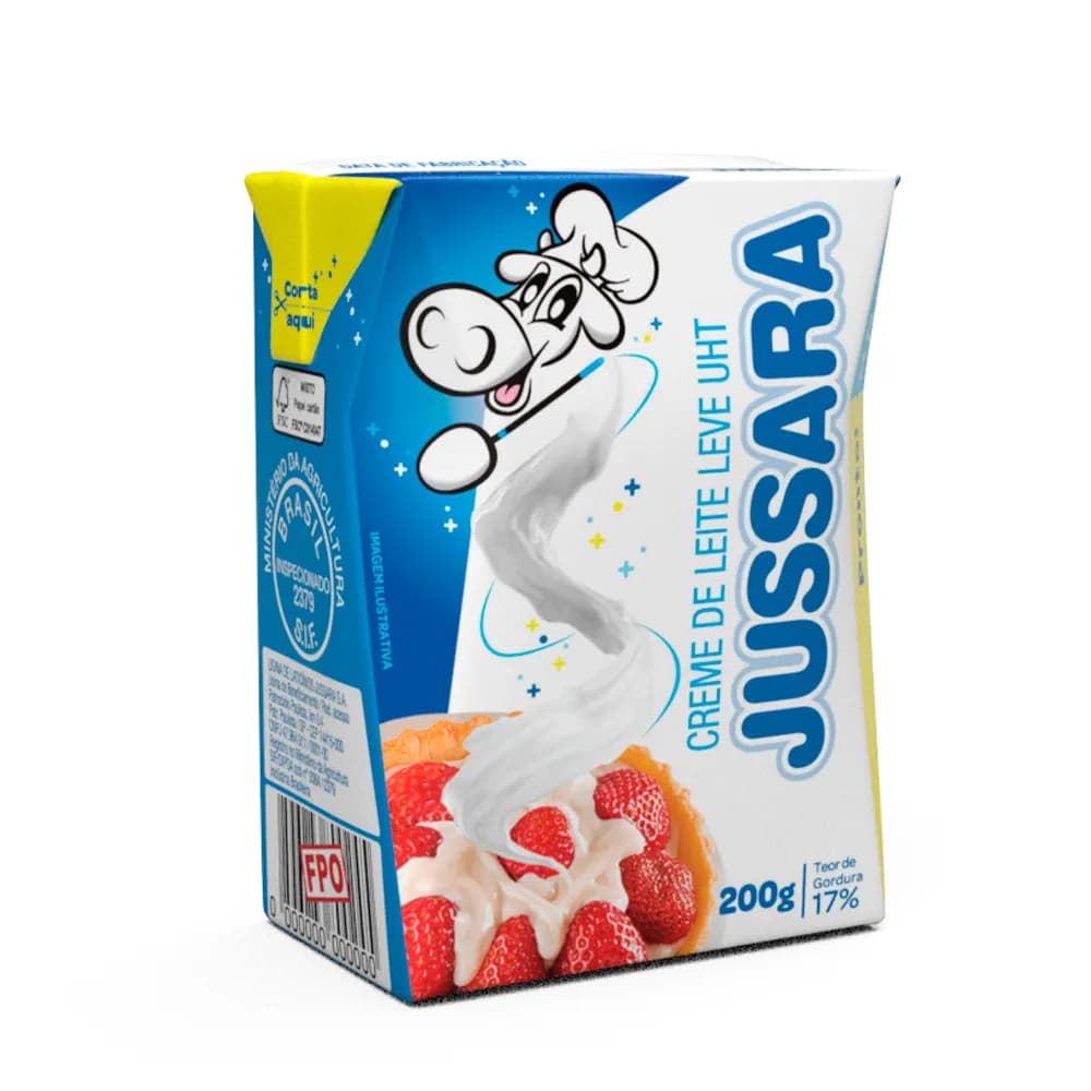 CREME DE LEITE JUSSARA 200G