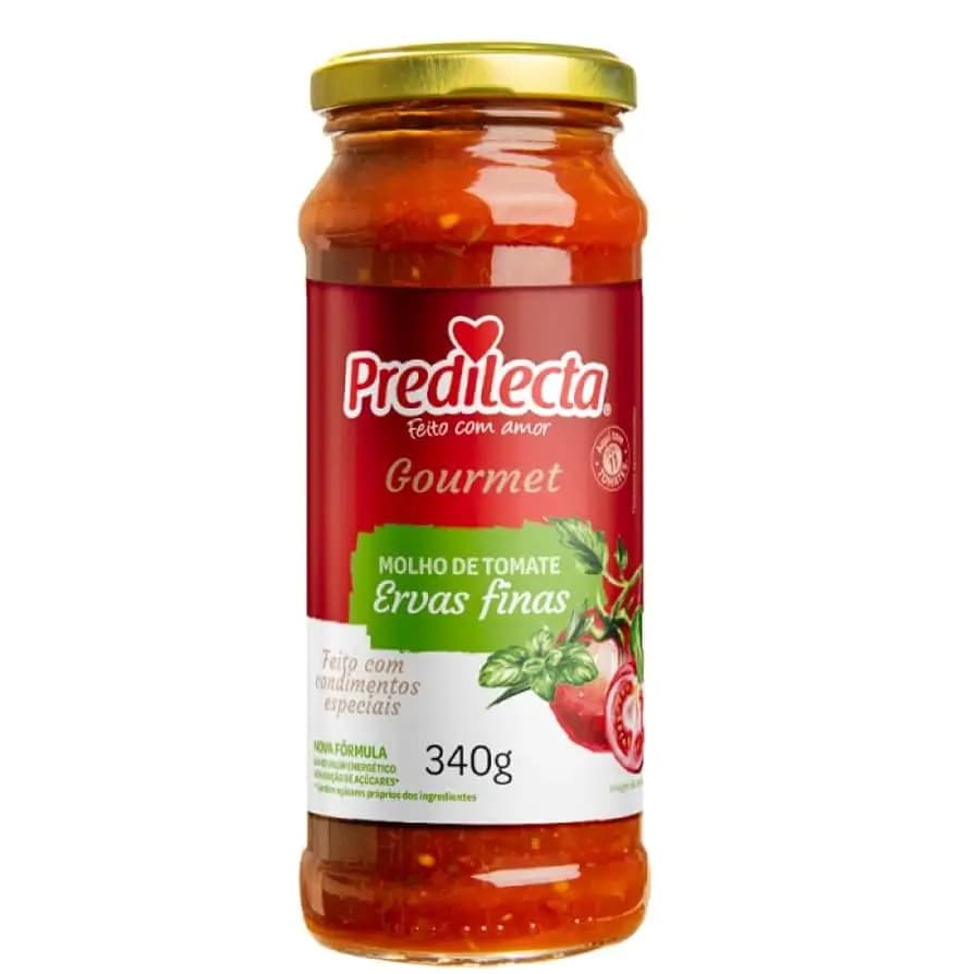 MOLHO PREDILECTA GOURME ERVAS FINAS 340G