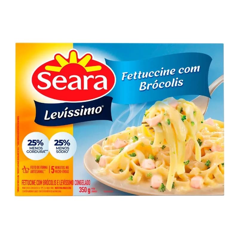 FETTUCCINE SEARA CLEVISSIMO BROCOLIS 350G