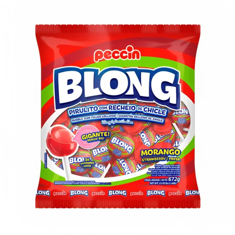 PIRULITO BLONG 672G MORANGO