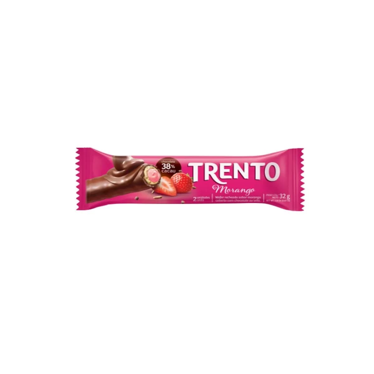 CHOCOLATE TRENTO 32G MORANGO
