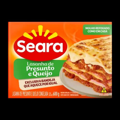 LASANHA SEARA 600G PRESUNTO QUEIJO