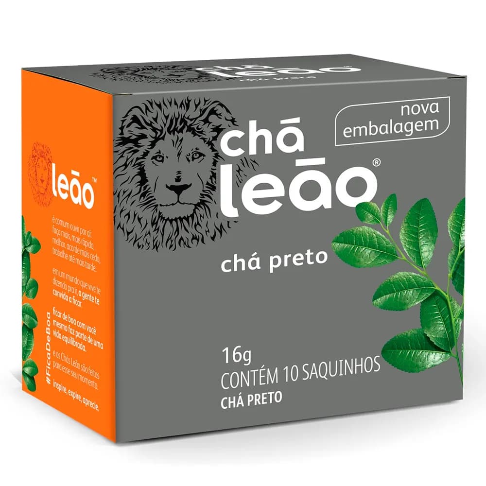 CHA LEAO 16G PRETO