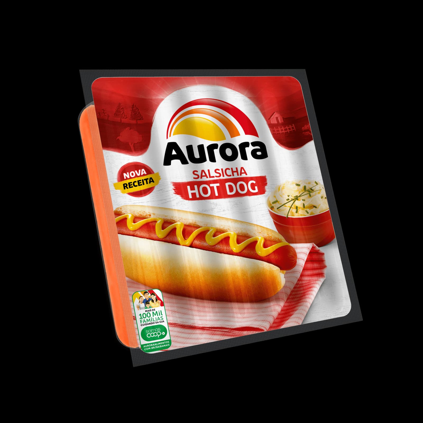 SALSICHA HOT DOG AURORA 500G