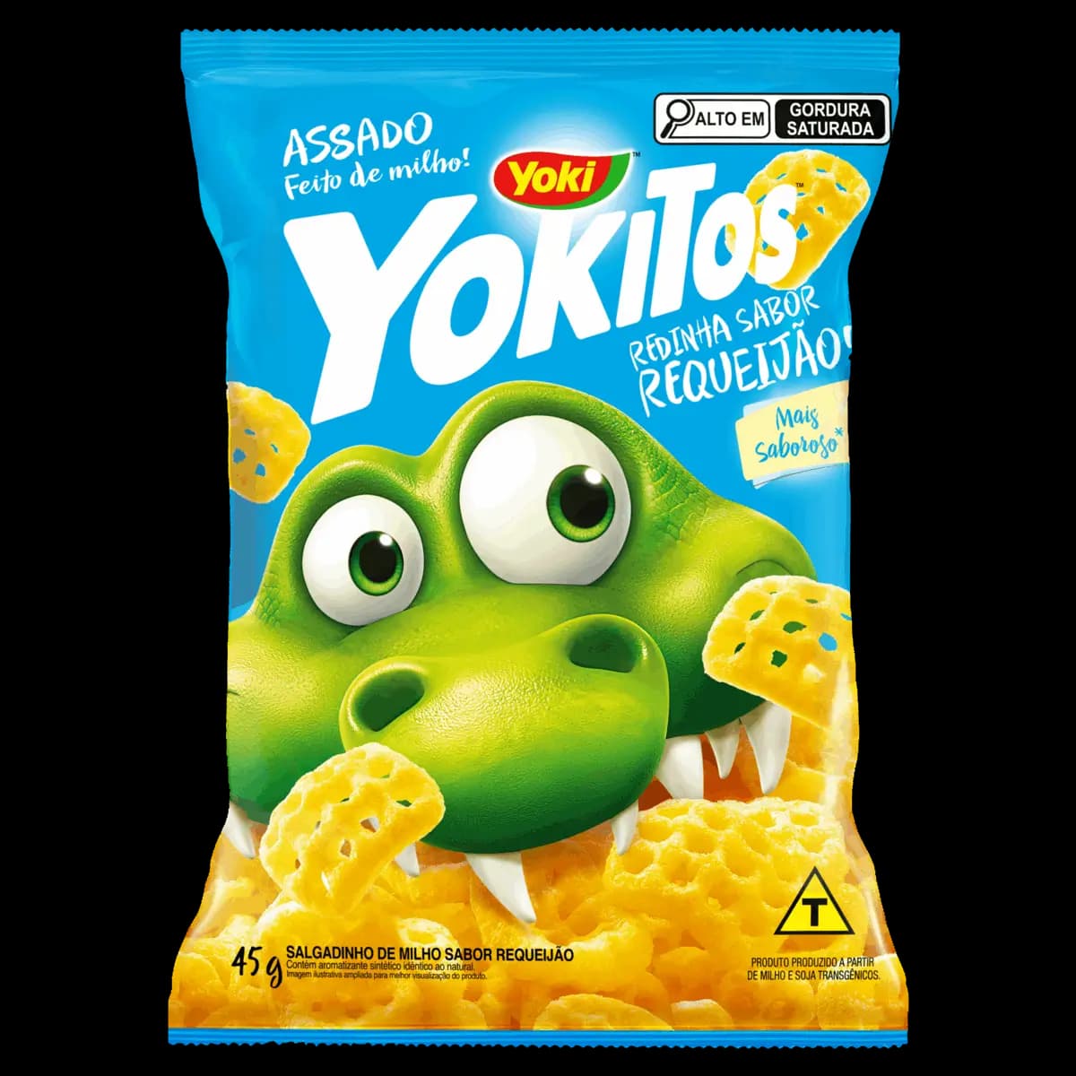 SALGADINHO YOKITOS 45G REDINHA REQUEIJAO