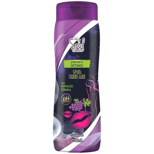 SABONETE LIQ INTIMO SOUL UVA KISS ME 210ML
