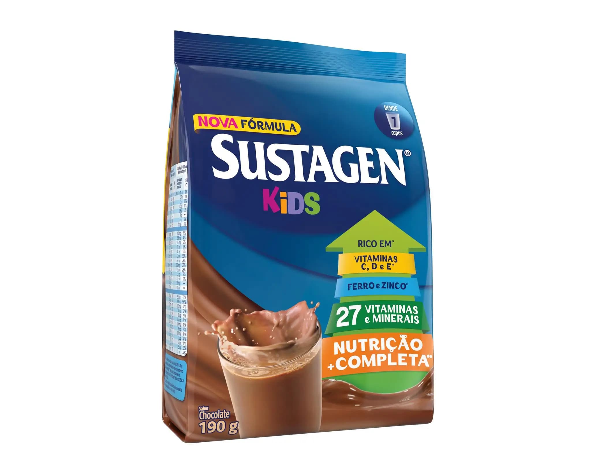 SUSTAGEM KIDS 190G CHOCOLATE SC