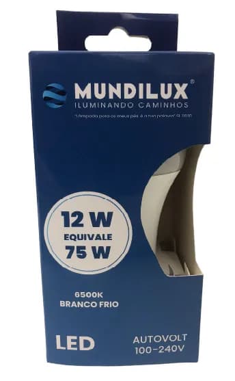 LAMPADA BULBO LED MUNDILUX 12W