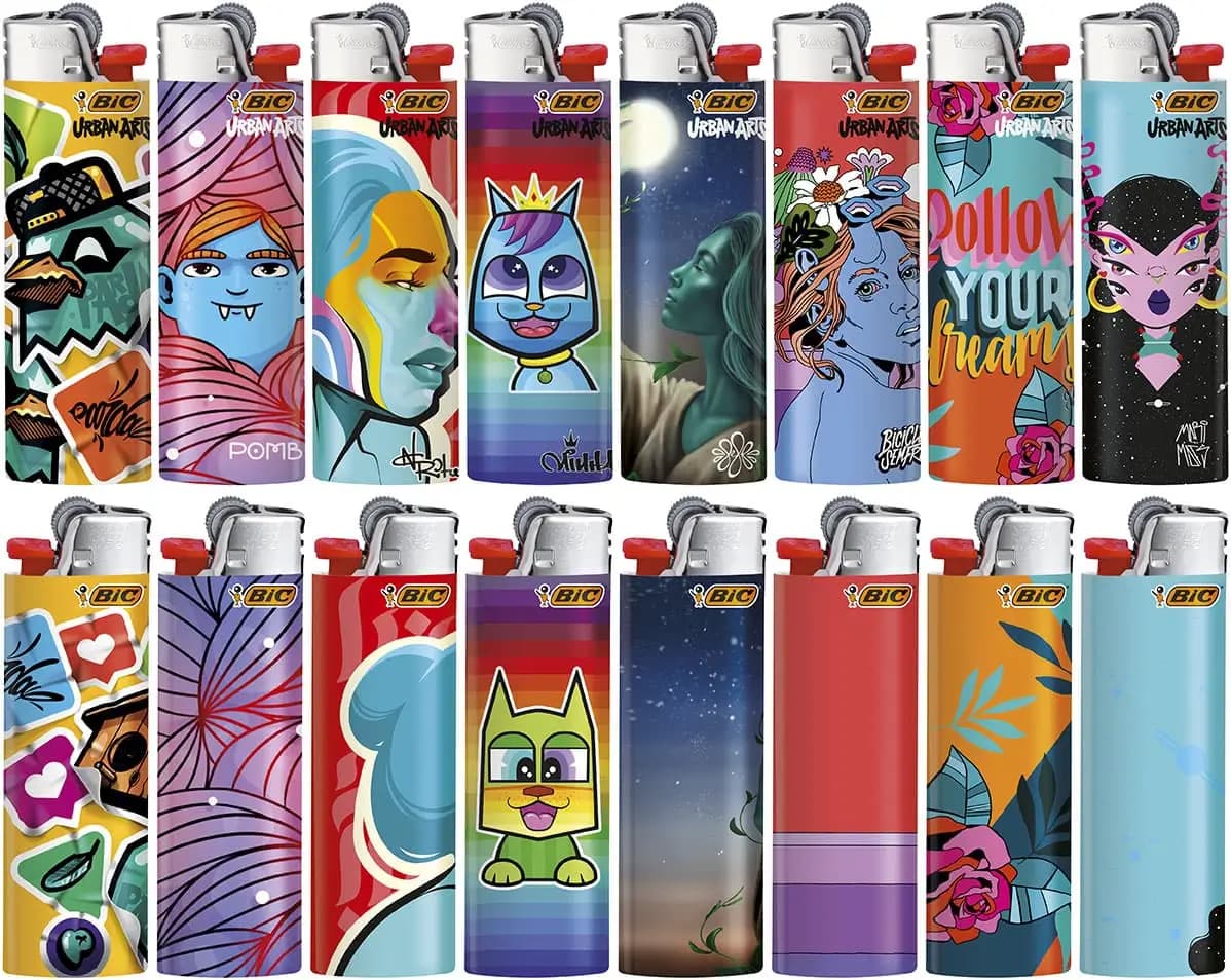 ISQUEIRO BIG GRANDE DECORADO