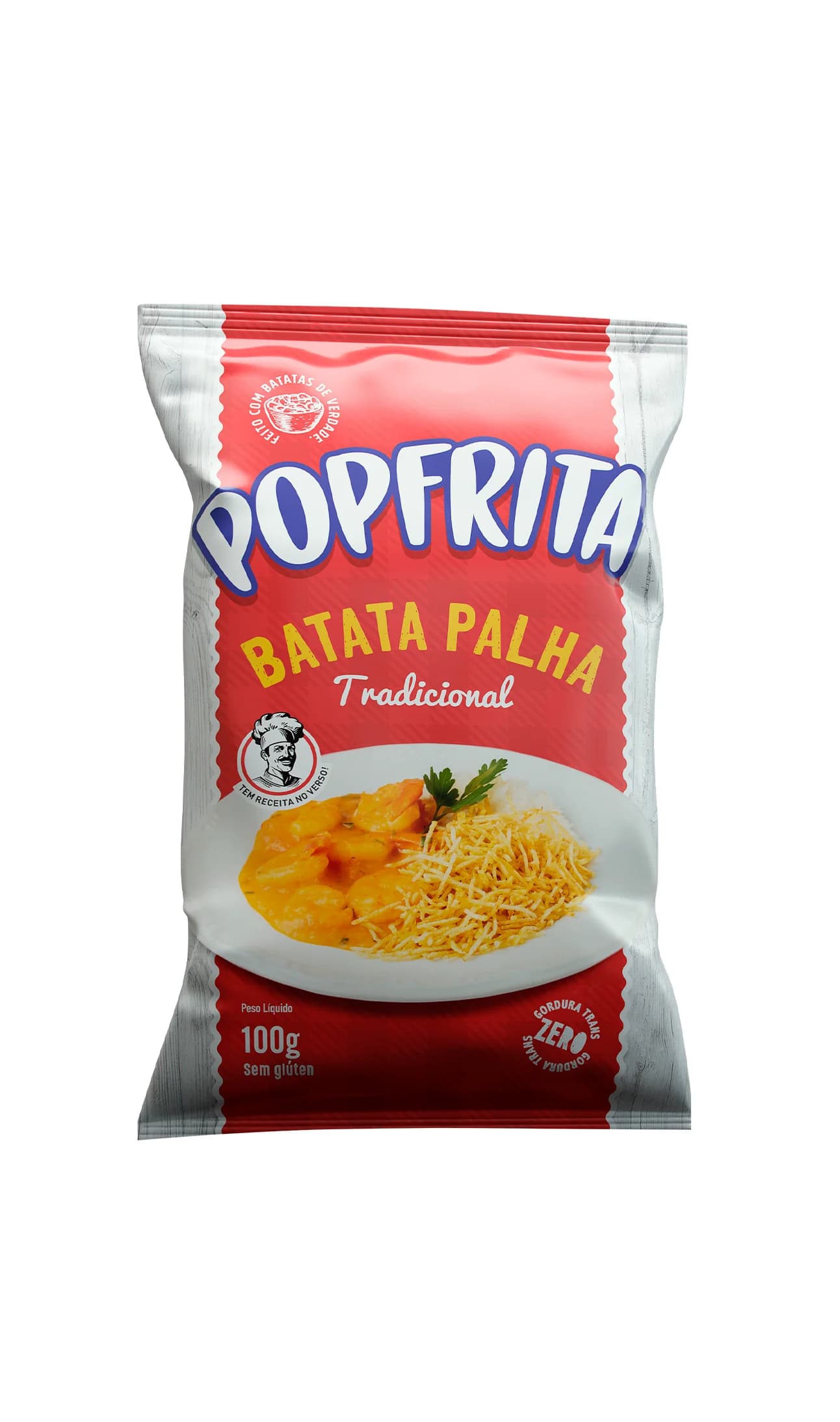 BATATA PALHA POPFRITA 100G TRADICIONAL