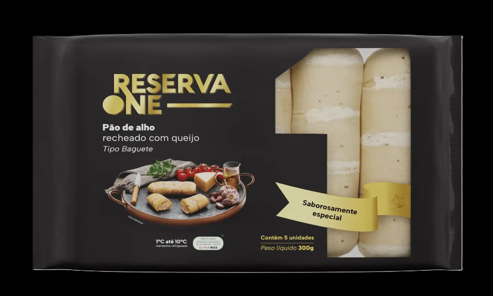 PAO DE ALHO RESERVA ONE 300G