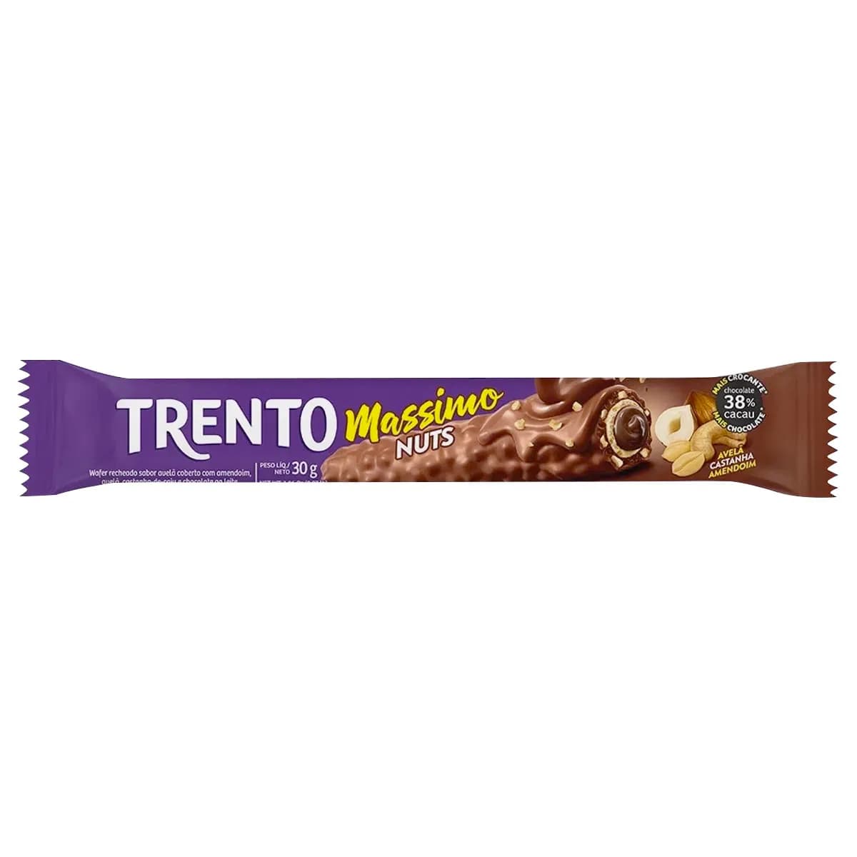 CHOCOLATE TRENTO MASSIMO 30G NUTS