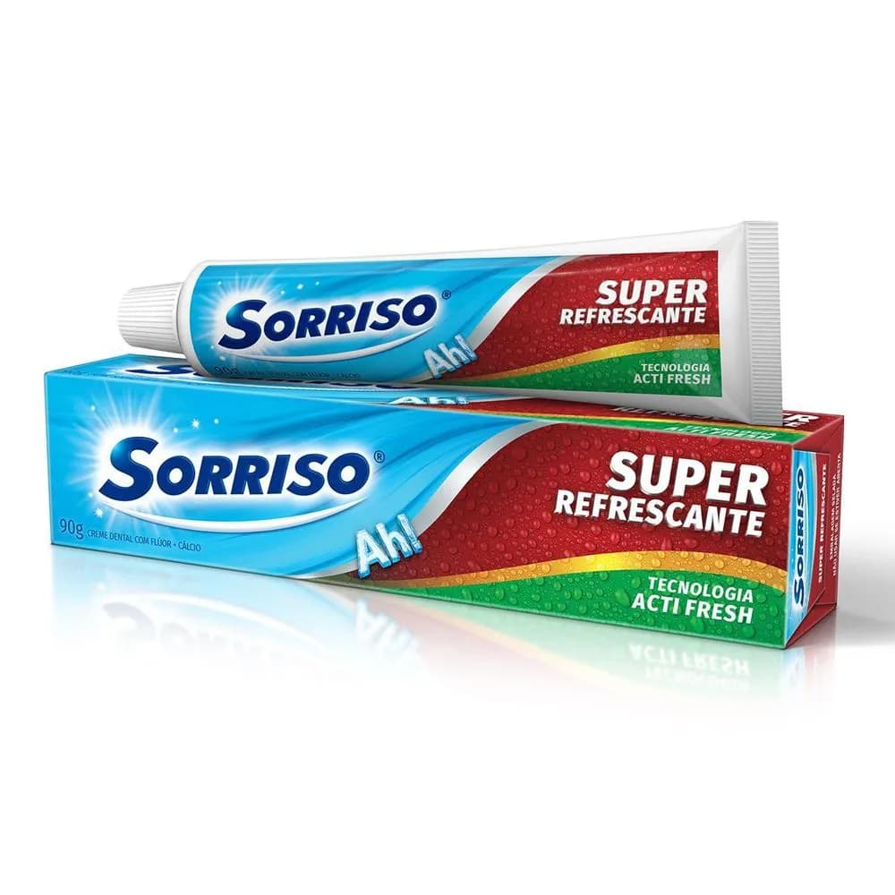 CREME DENTAL SORRISO 90G SUPER REFRESCANTE