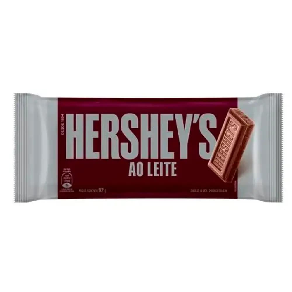 CHOCOLATE HERSHEYS 92G AO LEITE
