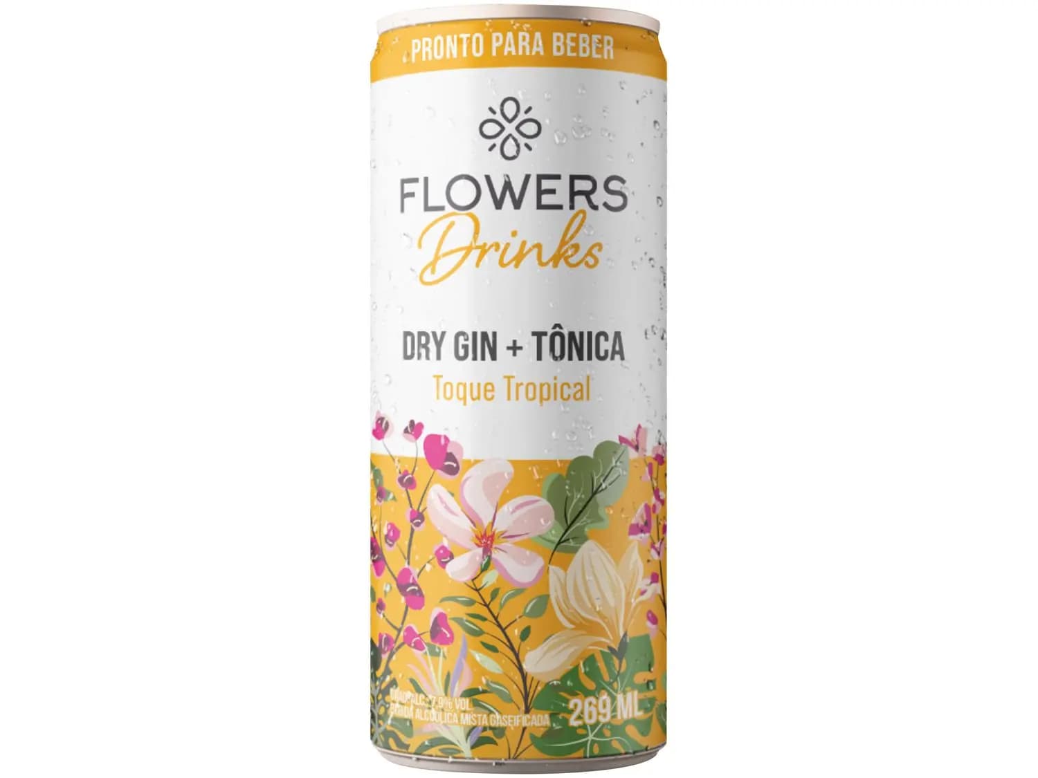 BEB GIN TONICA FLOWERS TROPICAL 269ML