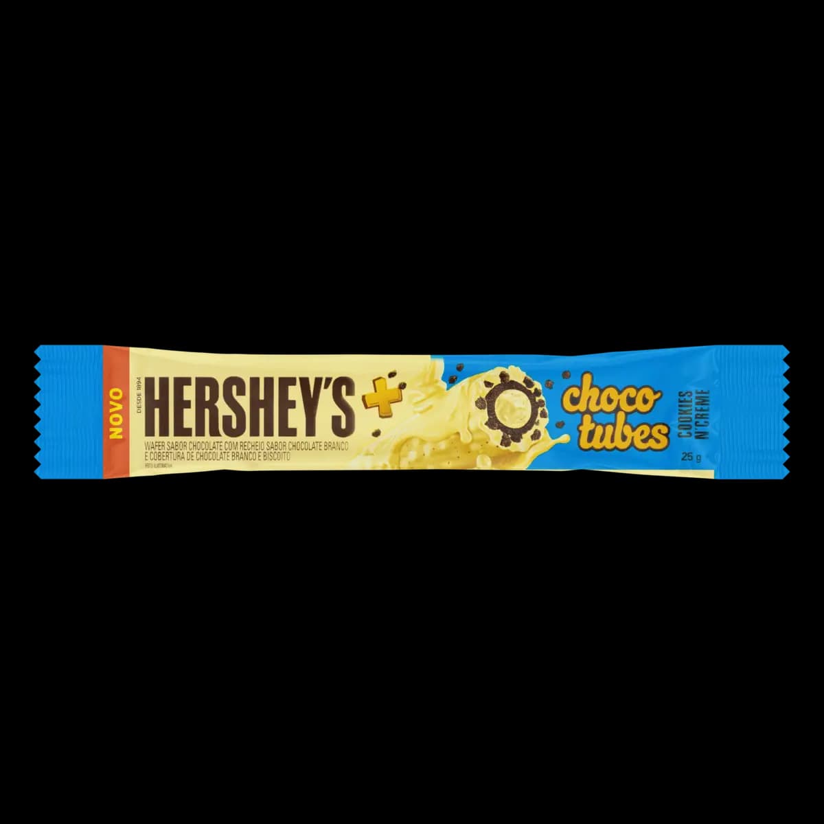 CHOCOTUBES HERSHEYS 25G CHOC BRANCO