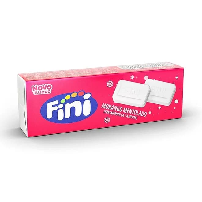 PASTILHA FINI MORANGO MENTOLADO 14G