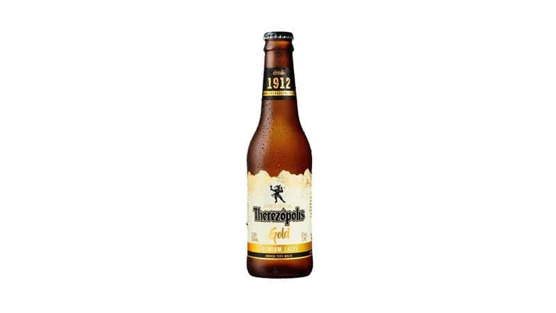CERVEJA PURO MALTE THEREZOPOLIS GOLD LN 355ML