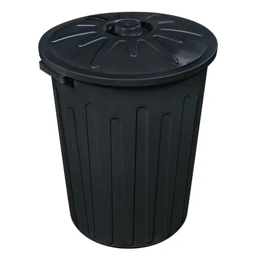 LIXEIRA CTAMPA ARQPLAST PRETO 65L