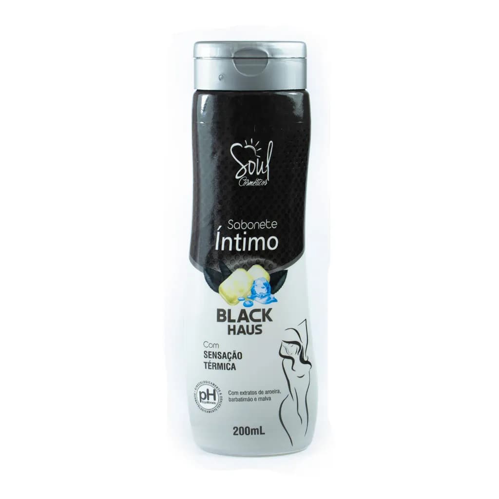 SABONETE LIQ INTIMO SOUL 210ML BLACK HAUS