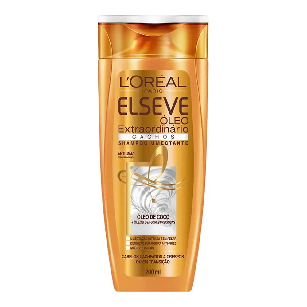 SHAMPOO ELSEVE 200ML OLEO EXT CACHOS