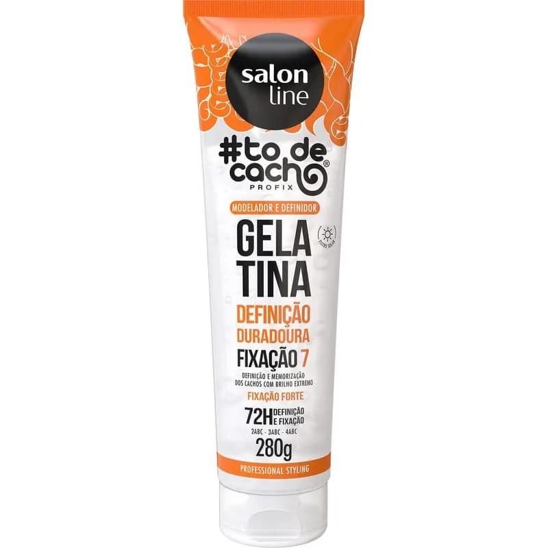 GELATINA CABELO SALON LINE 280G FIXACAO FORTE