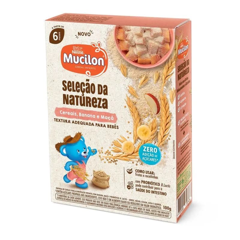 CEREAL INFANTIL MUCILON 100G BANANA MACA