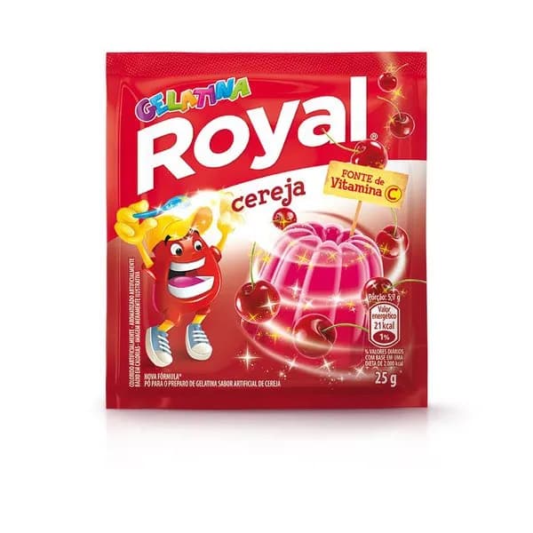 GELATINA ROYAL 25G CEREJA