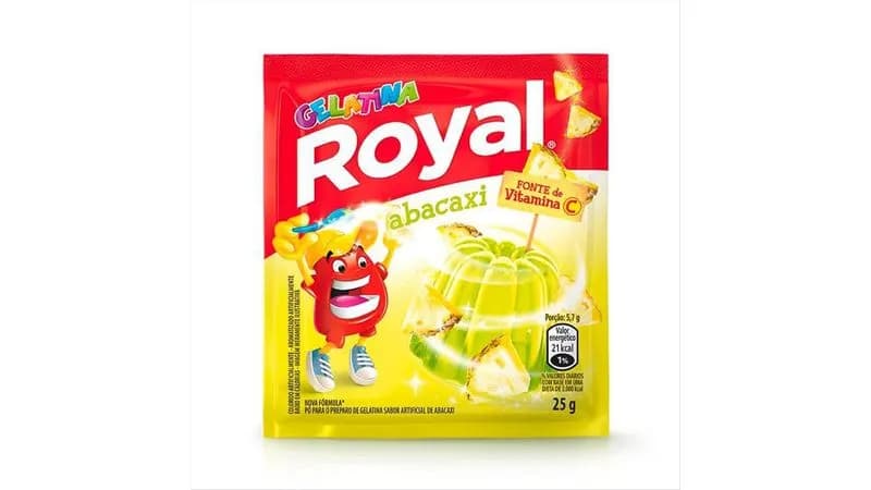 GELATINA ROYAL 25G ABACAXI