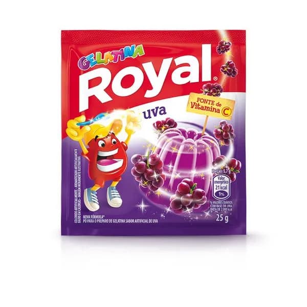 GELATINA ROYAL 25G UVA