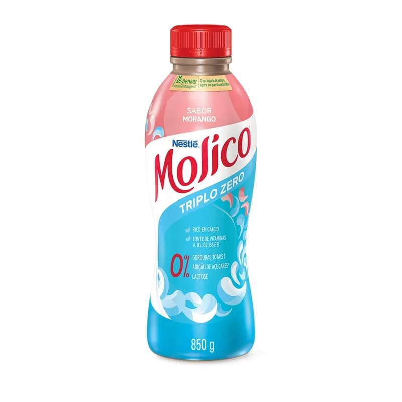 IOGURTE NESTLE MOLICO 850G MORANGO