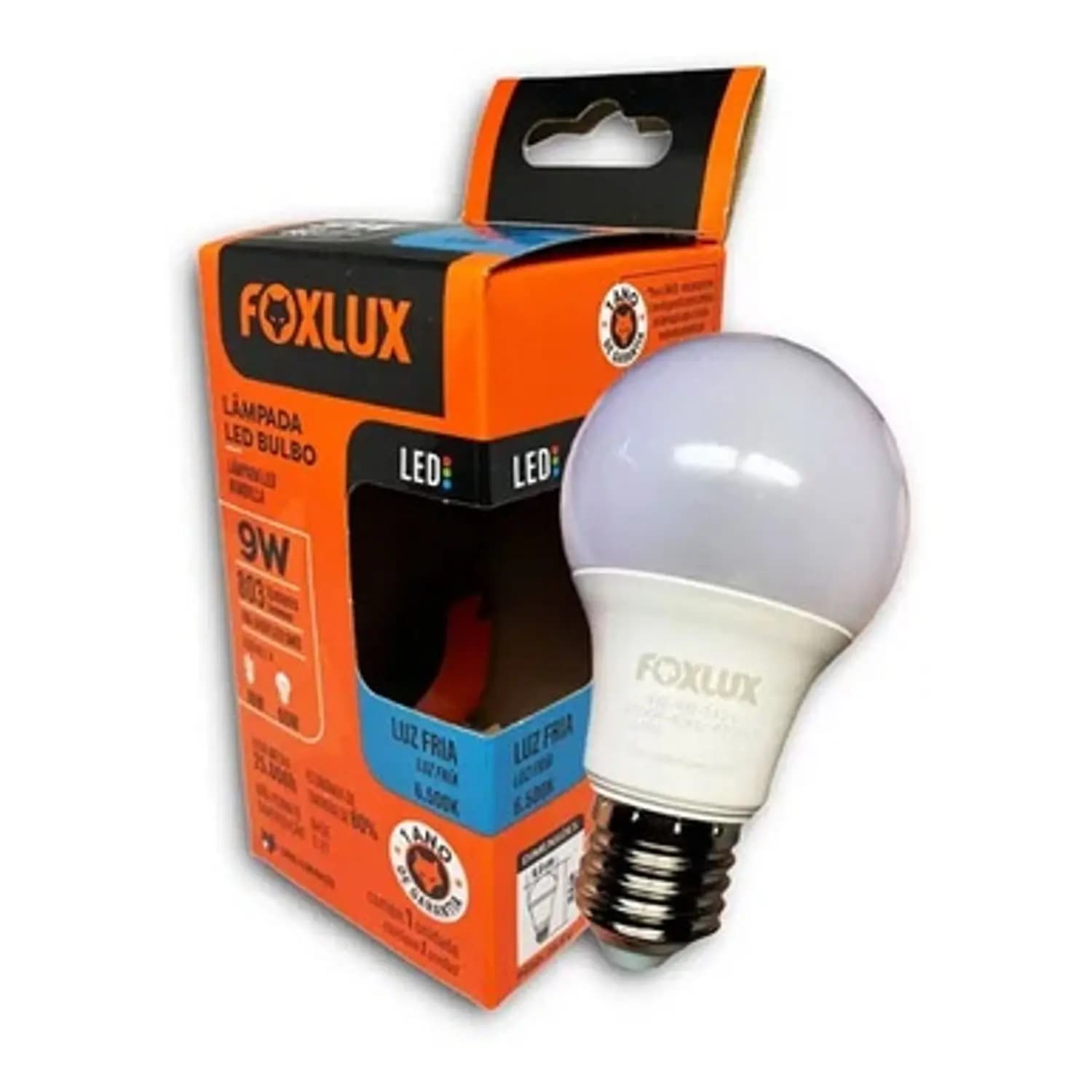 LAMPADA LED BULBO FOXLUX 9W