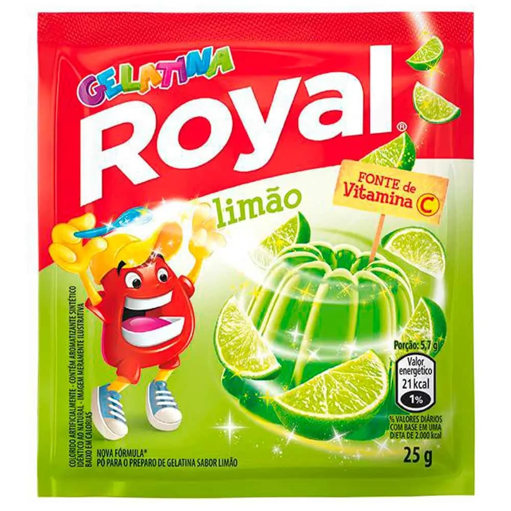 GELATINA ROYAL 25G LIMAO