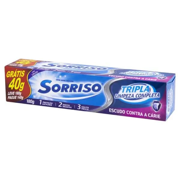 CREME DENTAL SORRISO 180G TRIPLA