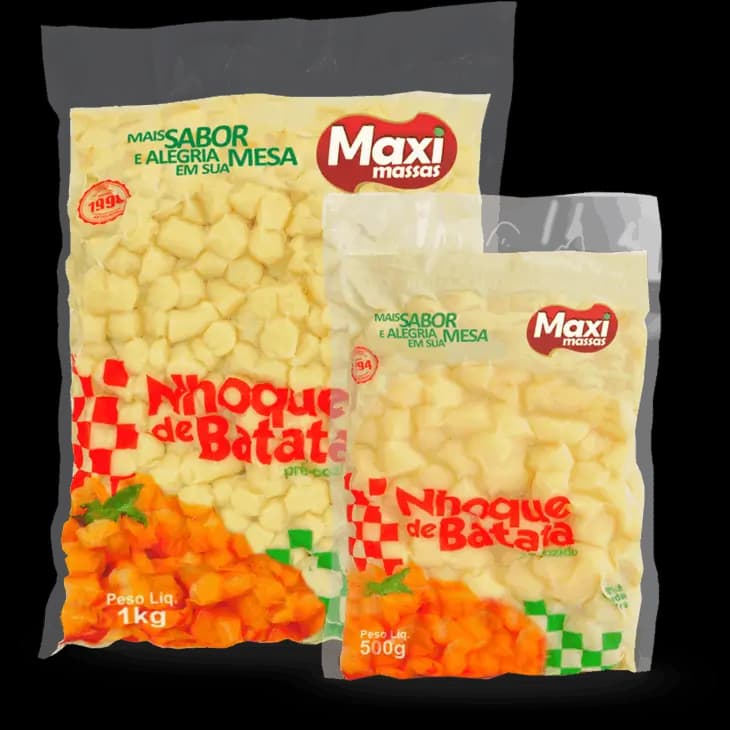 MASSA FRESCA NHOQUE BATATA MAXI MASSAS 1KG