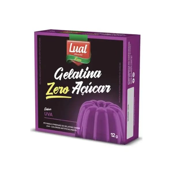 GELATINA LUAL 12G ZERO ACUCAR UVA